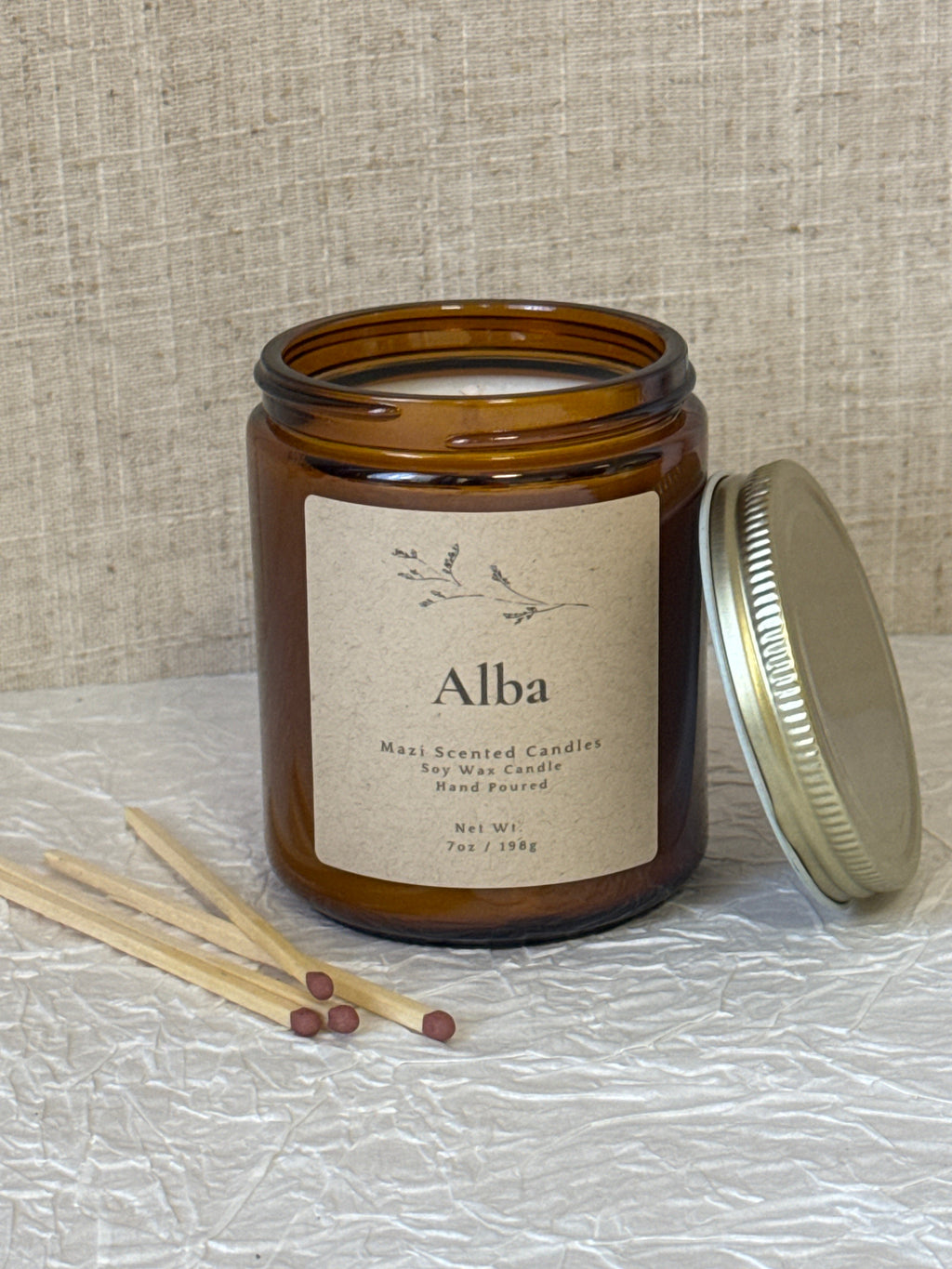 Alba - Soy Candle Standard Size